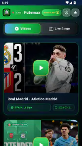 Futemax Futebol daHora Ao Vivo screenshot