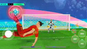 Galaxy Soccer : 3v3 match screenshot
