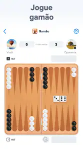 Gamão - jogo de tabuleiro screenshot