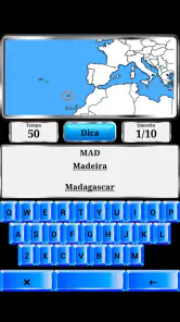 Geografia Mundial - Jogo screenshot