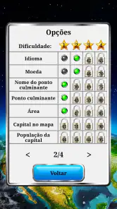 Geografia Mundial - Jogo screenshot