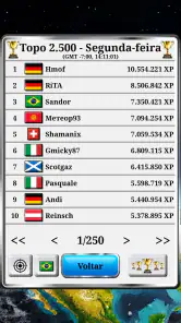 Geografia Mundial - Jogo screenshot