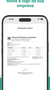 Orçamento e Ordem de Serviço screenshot