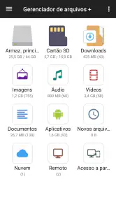 Gerenciador de arquivos screenshot