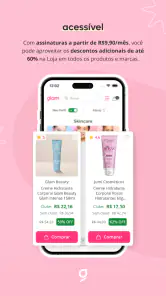 glam: beleza em primeiro lugar screenshot