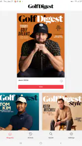 Golf Digest Magazine screenshot