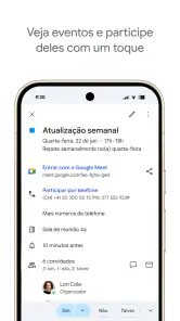 Google Agenda screenshot