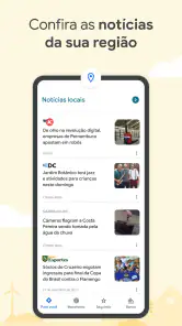 Google Notícias screenshot