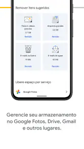 Google One screenshot
