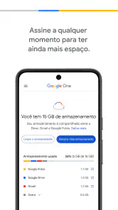 Google One screenshot