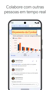 Google Planilhas screenshot