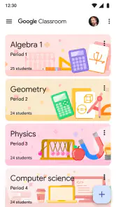 Google Sala de Aula screenshot