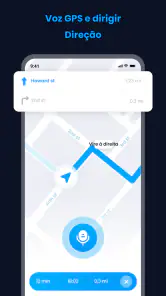 GPS de voz, Driving directions screenshot