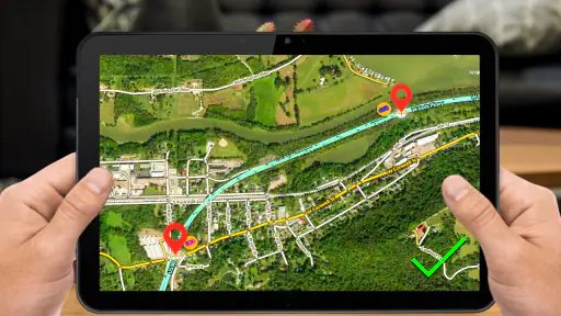 GPS Navegação E Mapa Direção 3
