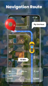 GPS Navegação e Mapas Live screenshot