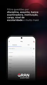 Gran Cursos Questões screenshot