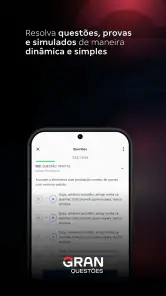 Gran Cursos Questões screenshot