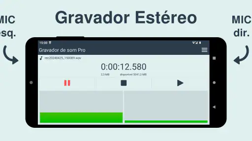 Gravador de som Pro 1