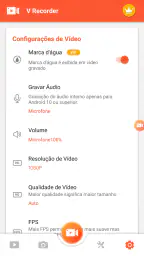 Gravador de tela V Recorder 8