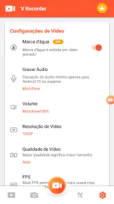 Gravador de tela V Recorder screenshot