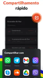 Gravador de Voz - Gravar Áudio screenshot