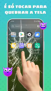 Haha Screen. Tela Quebrada screenshot
