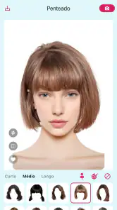 Hairstyle Try On: Mudar Cabelo screenshot
