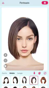 Hairstyle Try On: Mudar Cabelo screenshot