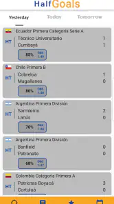 Half Goals - Over and Under screenshot