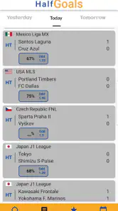 Half Goals - Over and Under screenshot