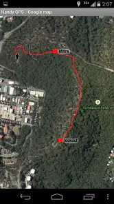 Handy GPS screenshot