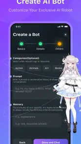 HiWaifu: AI Friend & Waifu Hub screenshot