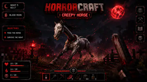 HORRORCRAFT : Creepy Horse 3