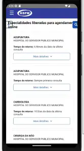 HSPM Saúde screenshot