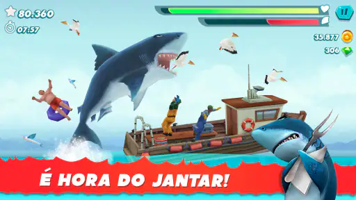 Hungry Shark Evolution: Ataque 1