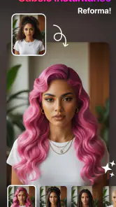 IA Cabelo e Cor de Cabelo screenshot