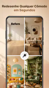 IA Interiores de casa design screenshot