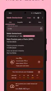 Idade Gestacional (do bebê) screenshot