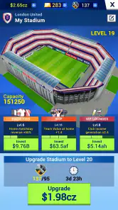 Idle Eleven magnata do futebol screenshot