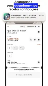 InBarber: Agenda p/ barbeiro screenshot