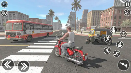 Indian City Gangster Bike Game 2