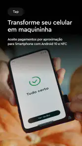InfinitePay Tap, Conta, Cartão screenshot