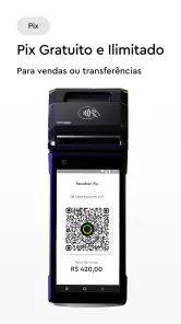 InfinitePay Tap, Conta, Cartão screenshot