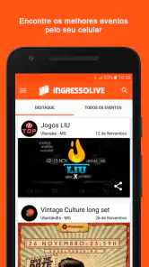 IngressoLive screenshot