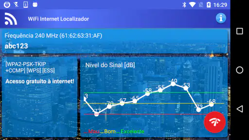 Internet WiFi grátis Finder 6