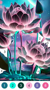 Jogo de colorir fantasia screenshot