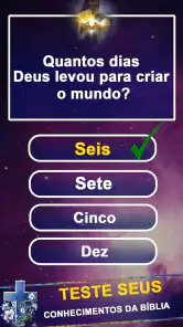 Jogo de perguntas bíblicas screenshot