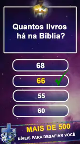 Jogo de perguntas bíblicas screenshot