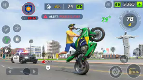 Jogo Moto Wheelie Grau 3D screenshot