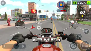 Jogo Moto Wheelie Grau 3D screenshot